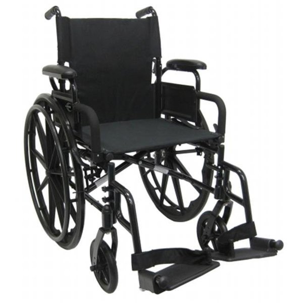 Karman Healthcare Karman Healthcare 802N-DY Lightweight Wheelchair-Black 802N-DY